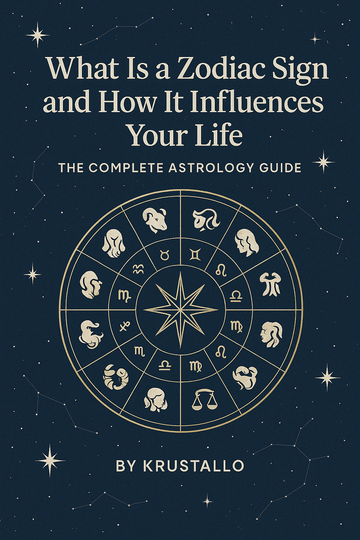 What is a Zodiac Sign and How It Influences Your Life – The Complete Astrology Guide by Krustallo