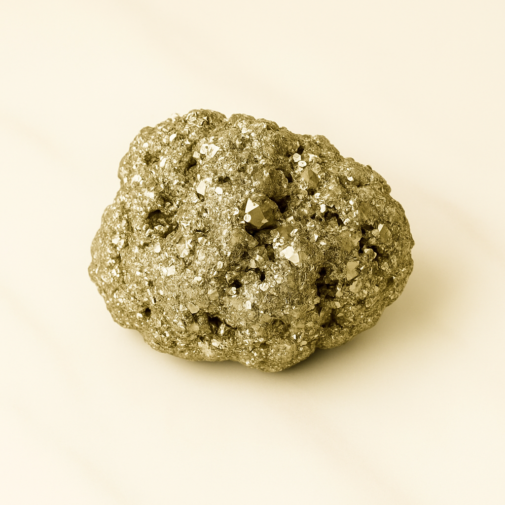The Pyrite Power Pair – Pyrite Bracelet & Crystal Chunk
