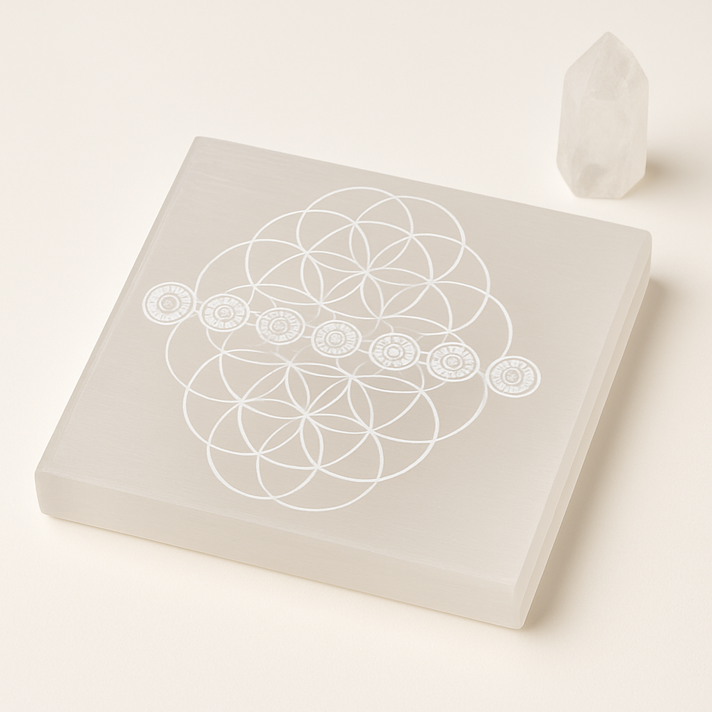 The Krustallo Selenite Charging Plate
