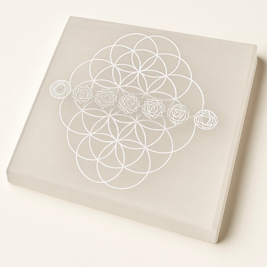The Krustallo Selenite Charging Plate