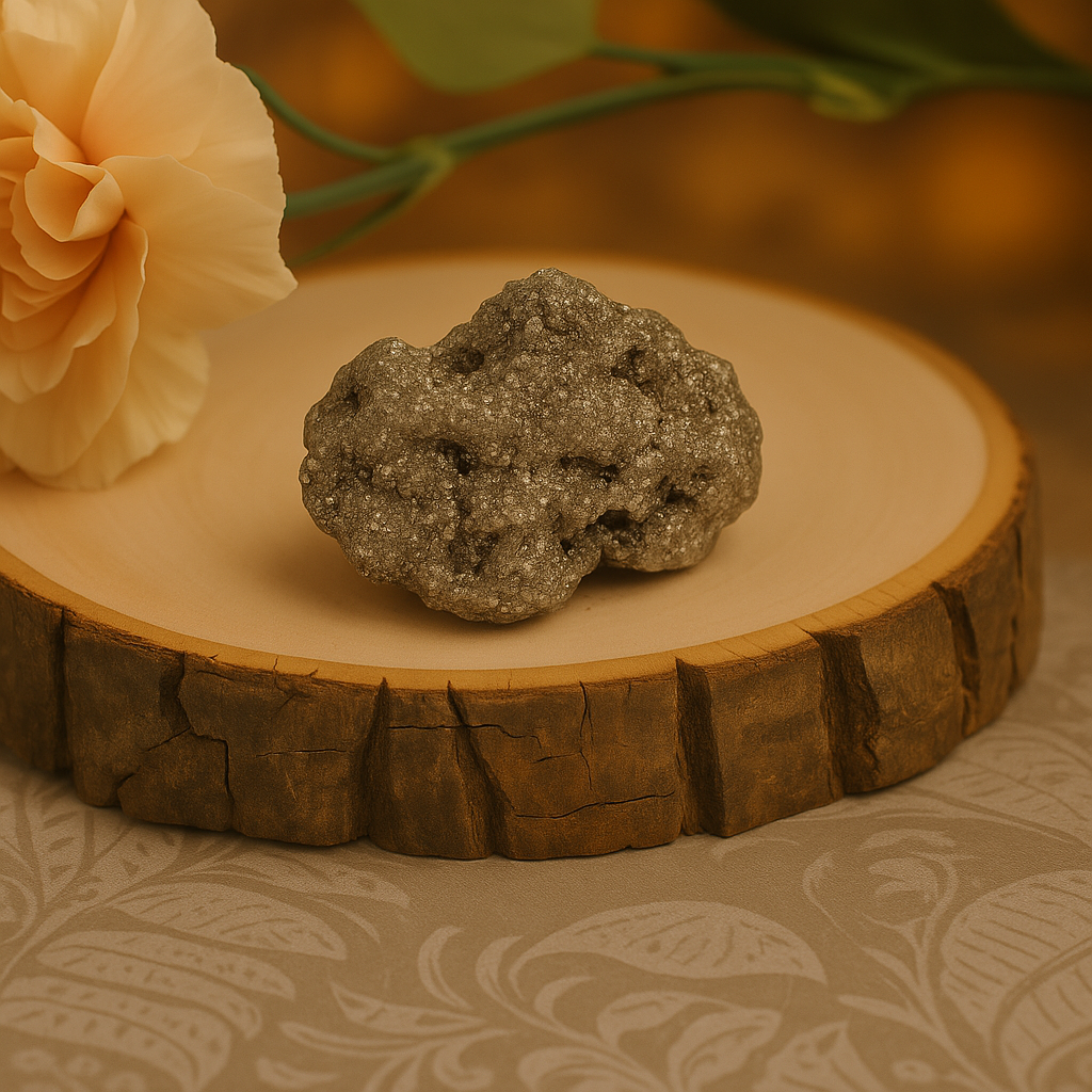 Pyrite Crystal Chunk