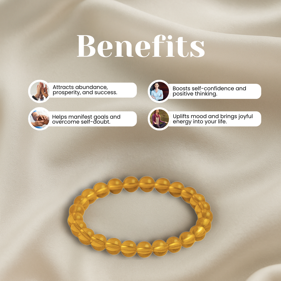 Yellow Citrine Bracelet
